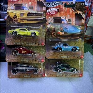 Hot wheels silver series Vintage Club set